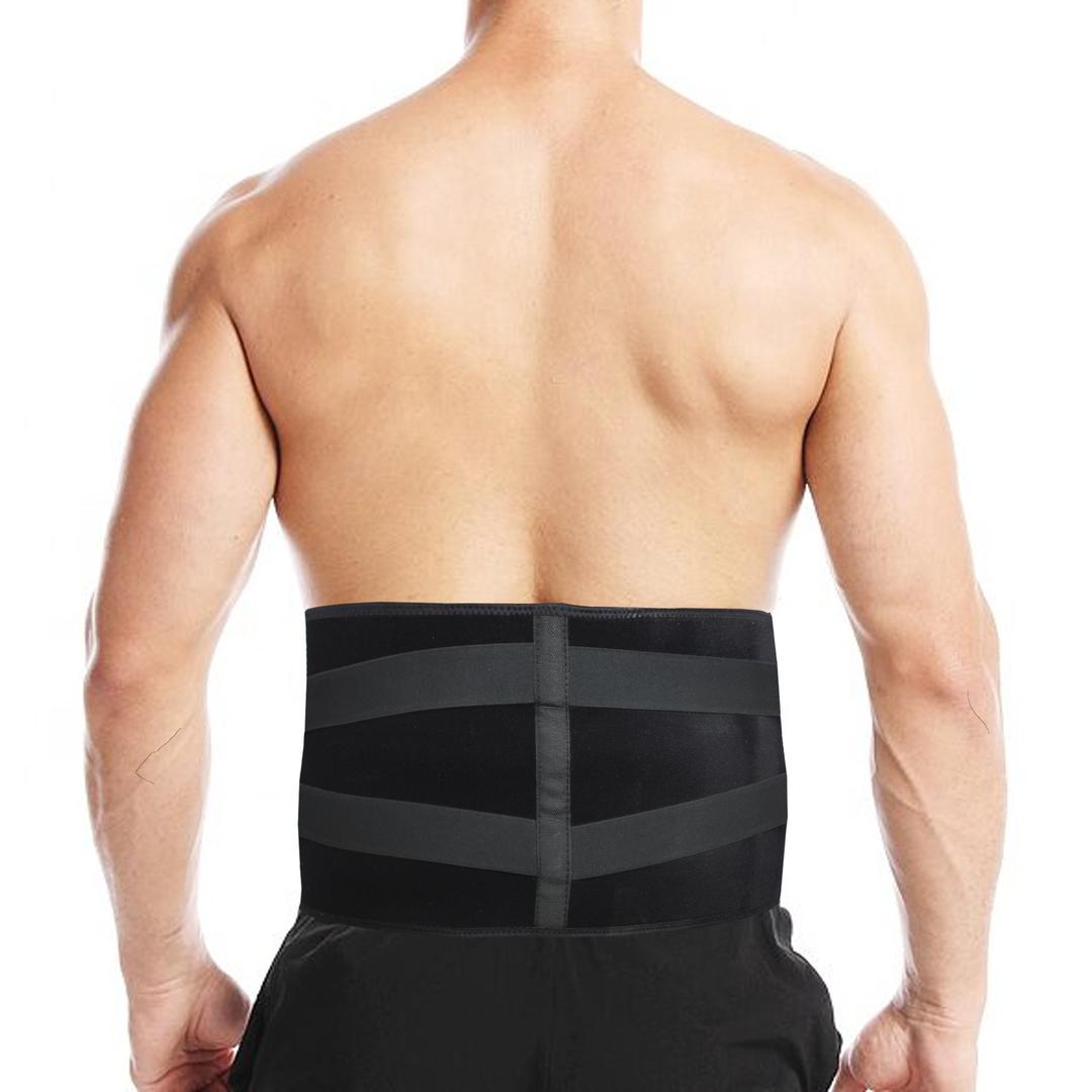 Black Latex Waist Trimmer for Men 3cm Portable