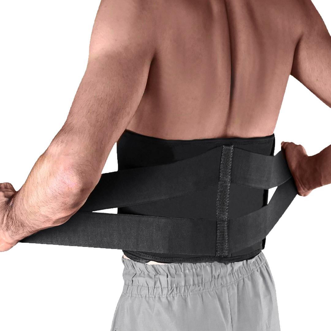 Black Latex Waist Trimmer for Men 3cm Portable