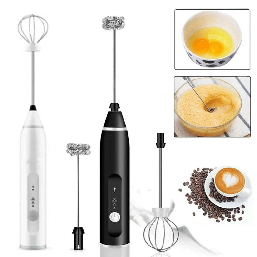 Electric Milk Frothier for Coffee, Matcher, Chocolate