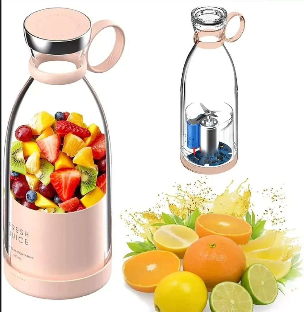 Portable Electric Bottle Juicer 420ml Multicolor ABS