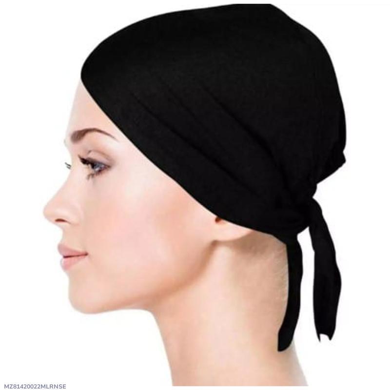 Black Net Hijab Cap for Women Modest Daily Wear
