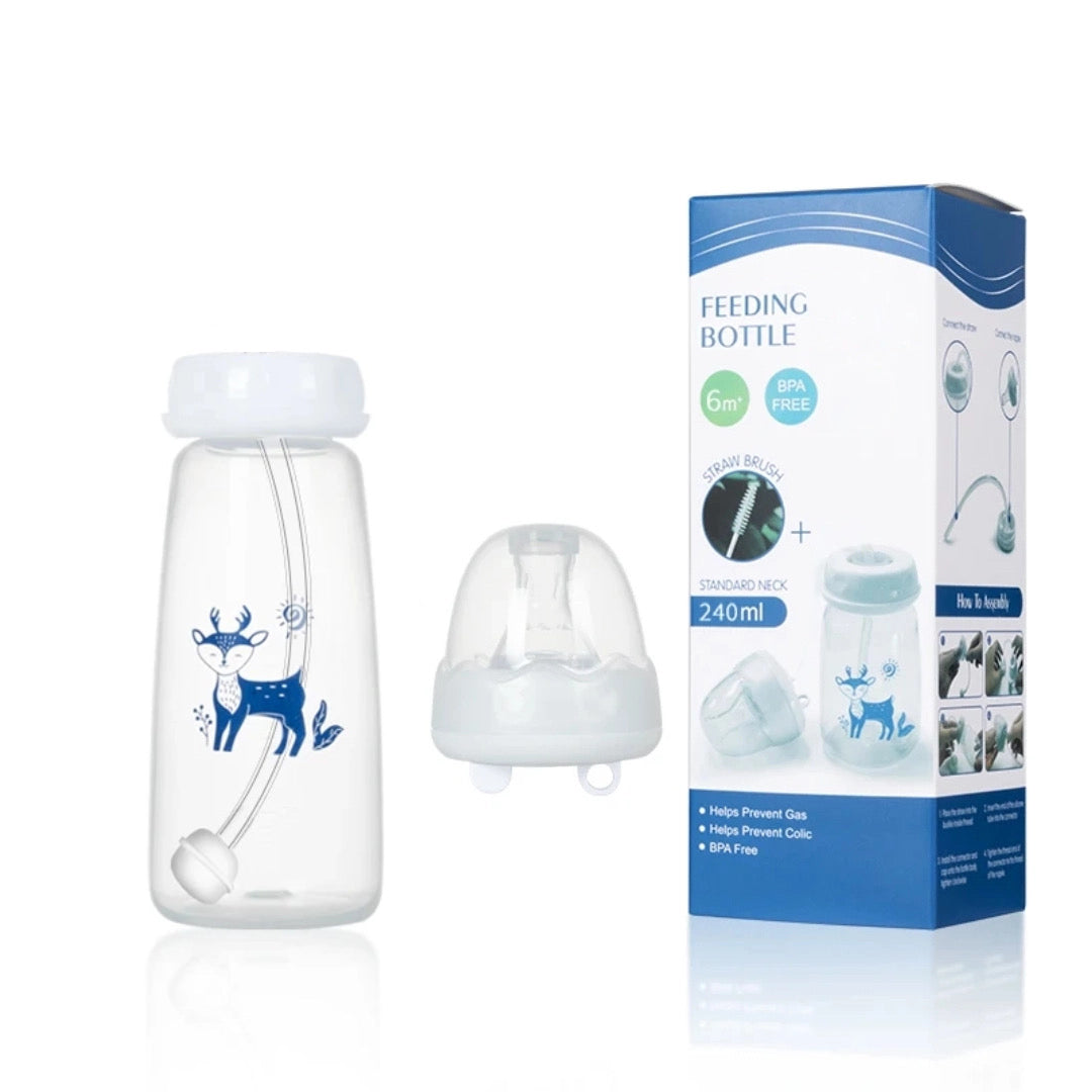 Hands-Free Baby Feeding Bottle