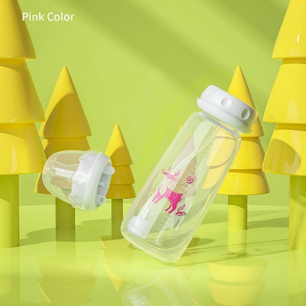 Hands-Free Baby Feeding Bottle