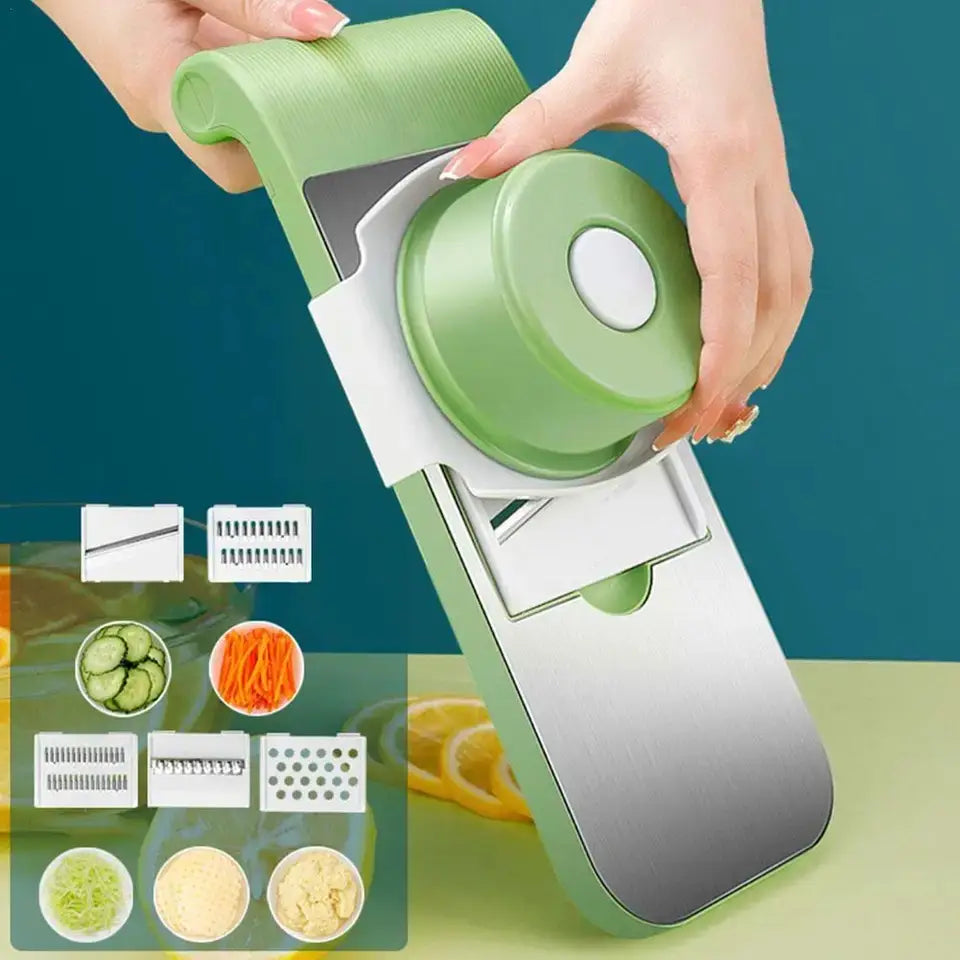 Multifunctional Vegetable Cutter & Slicer (5-in-1)