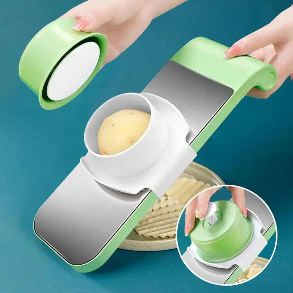 Multifunctional Vegetable Cutter & Slicer (5-in-1)