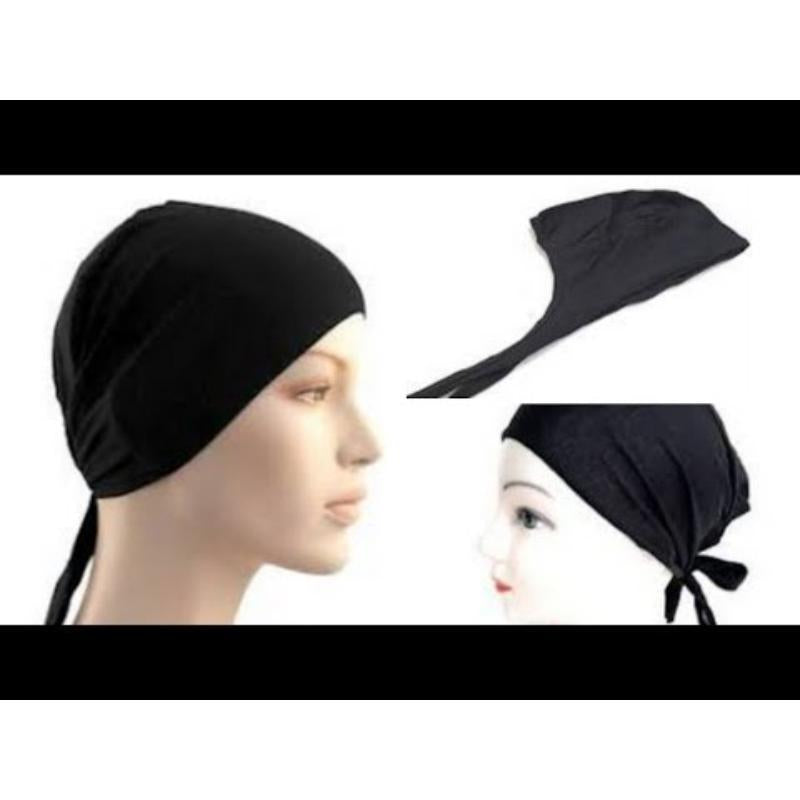 Black Net Hijab Cap for Women Modest Daily Wear
