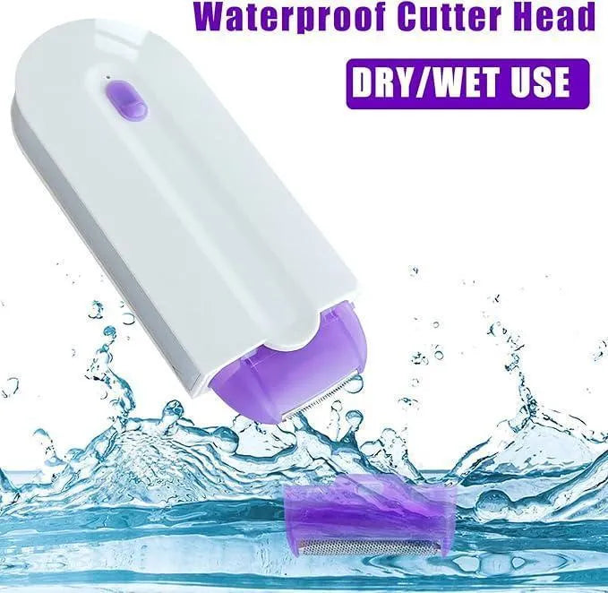 Rechargeable Women's Hair Shaver with Blade Set ABS Plastic