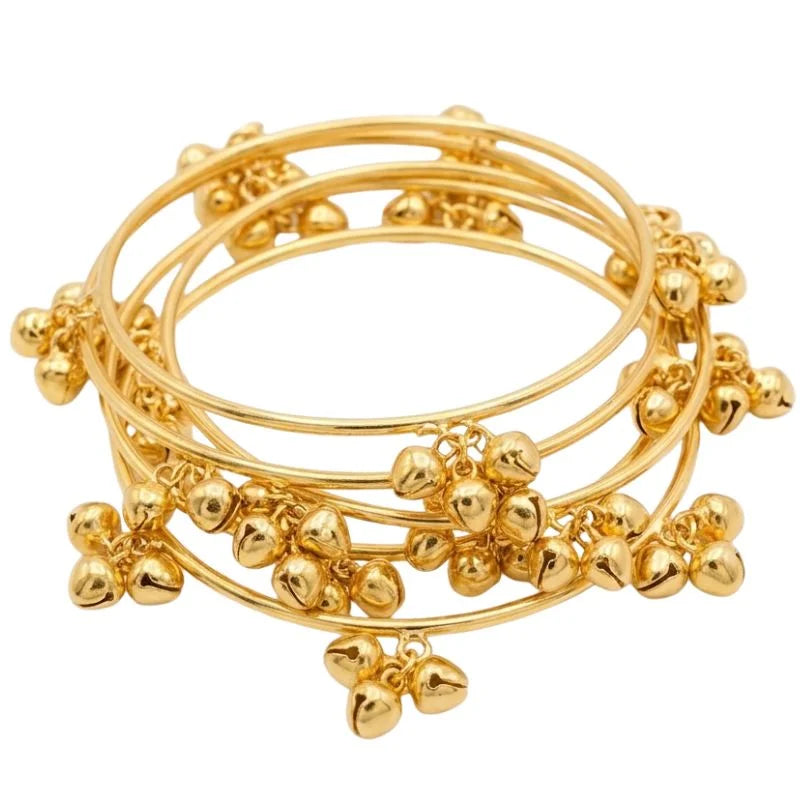 Kashmiri Ghunghroo Bangles Set (4 Pcs)