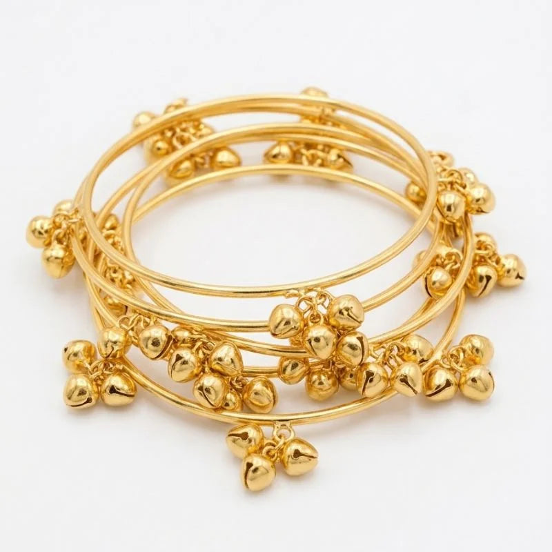 Kashmiri Ghunghroo Bangles Set (4 Pcs)